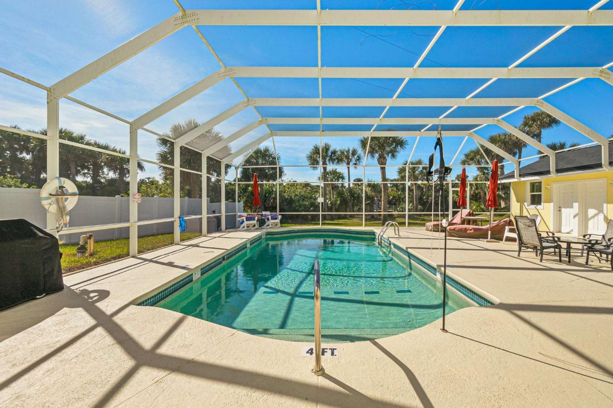 Flagler Beach Bed And Breakfast Pool Bbq Suite Luaran gambar